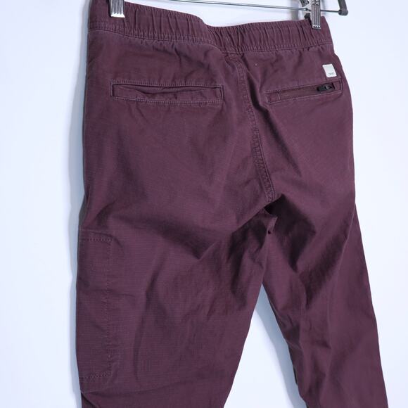 VUORI Ripstop Pant Chestnut Mid Rise Drawstring Tapered Leg Women's XS - Picture 7 of 10